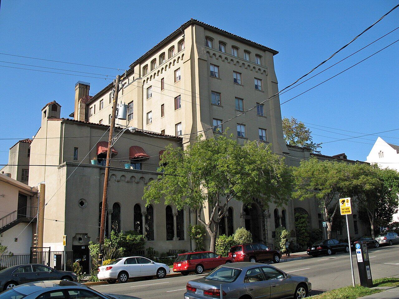 Historic Berkeley City Club building exterior