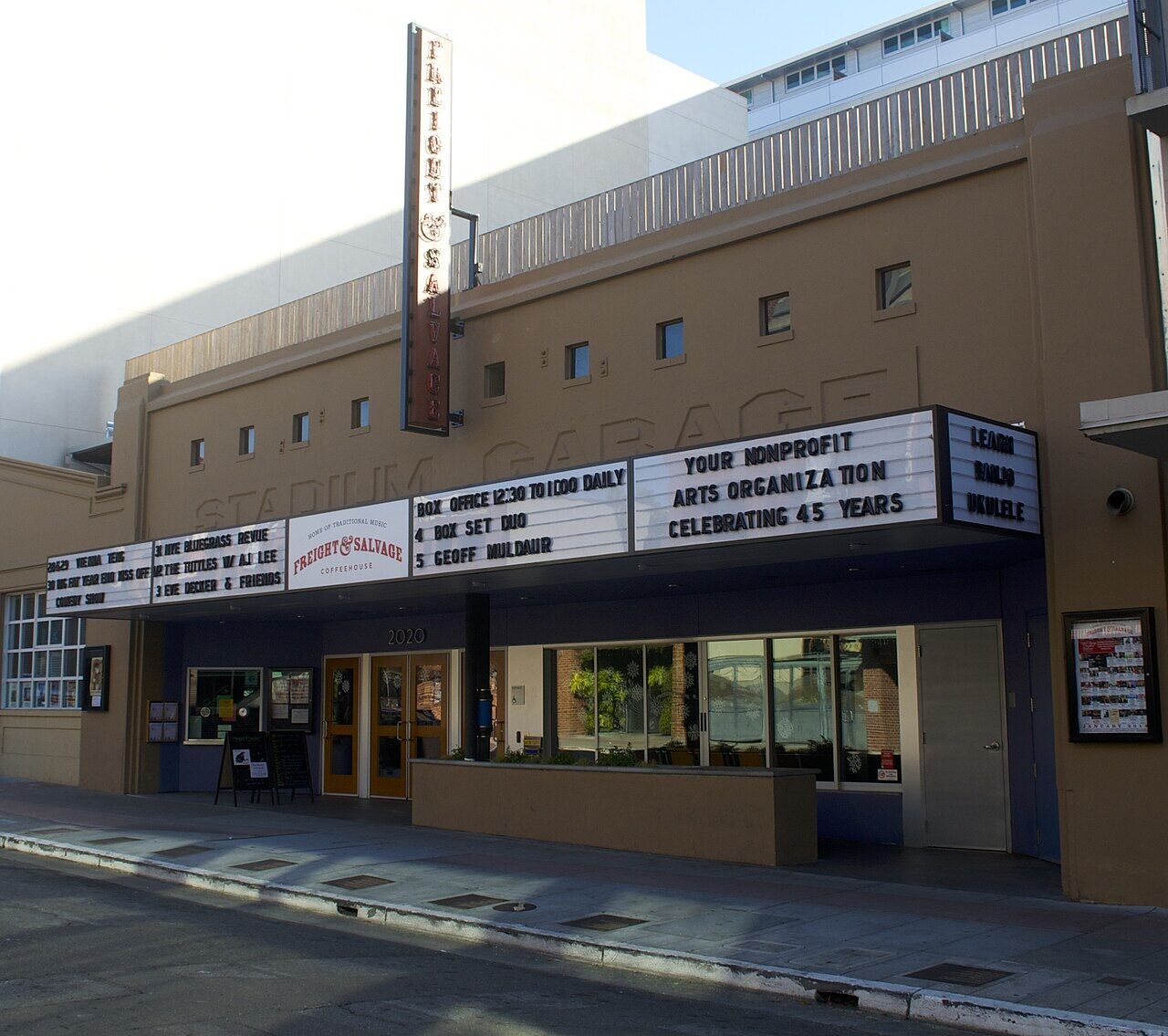 Freight & Salvage music venue exterior