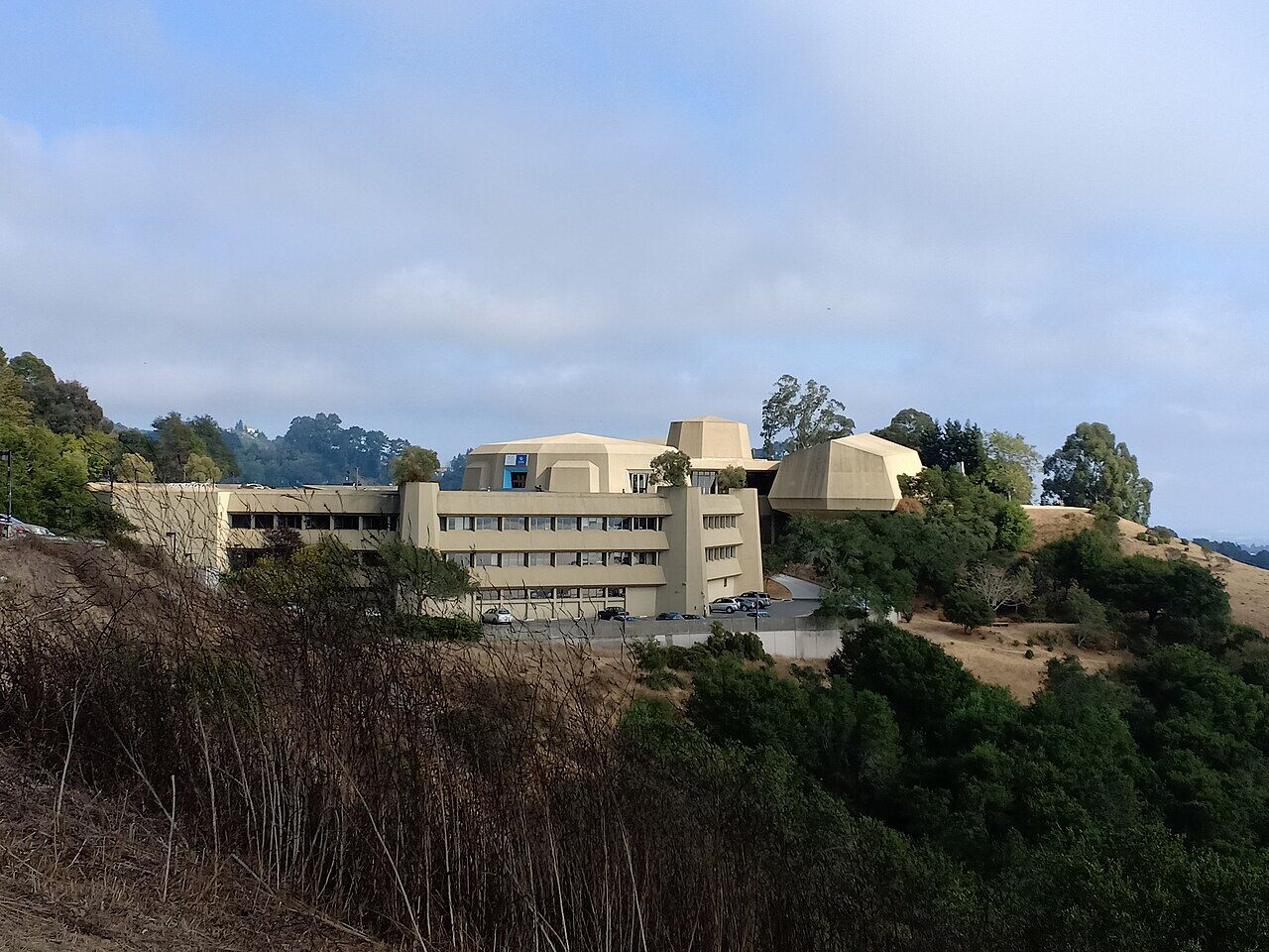 Lawrence Hall of Science exterior on hillside