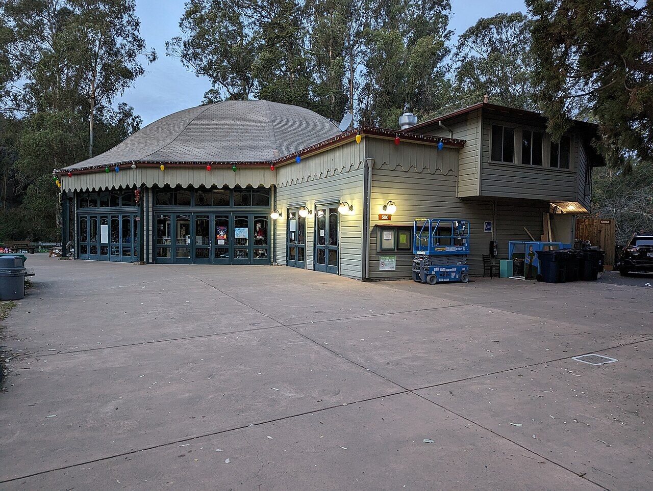Historic carousel with hand-carved animals at Tilden Park