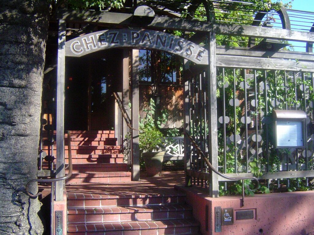 Chez Panisse restaurant on Shattuck Avenue in Berkeley