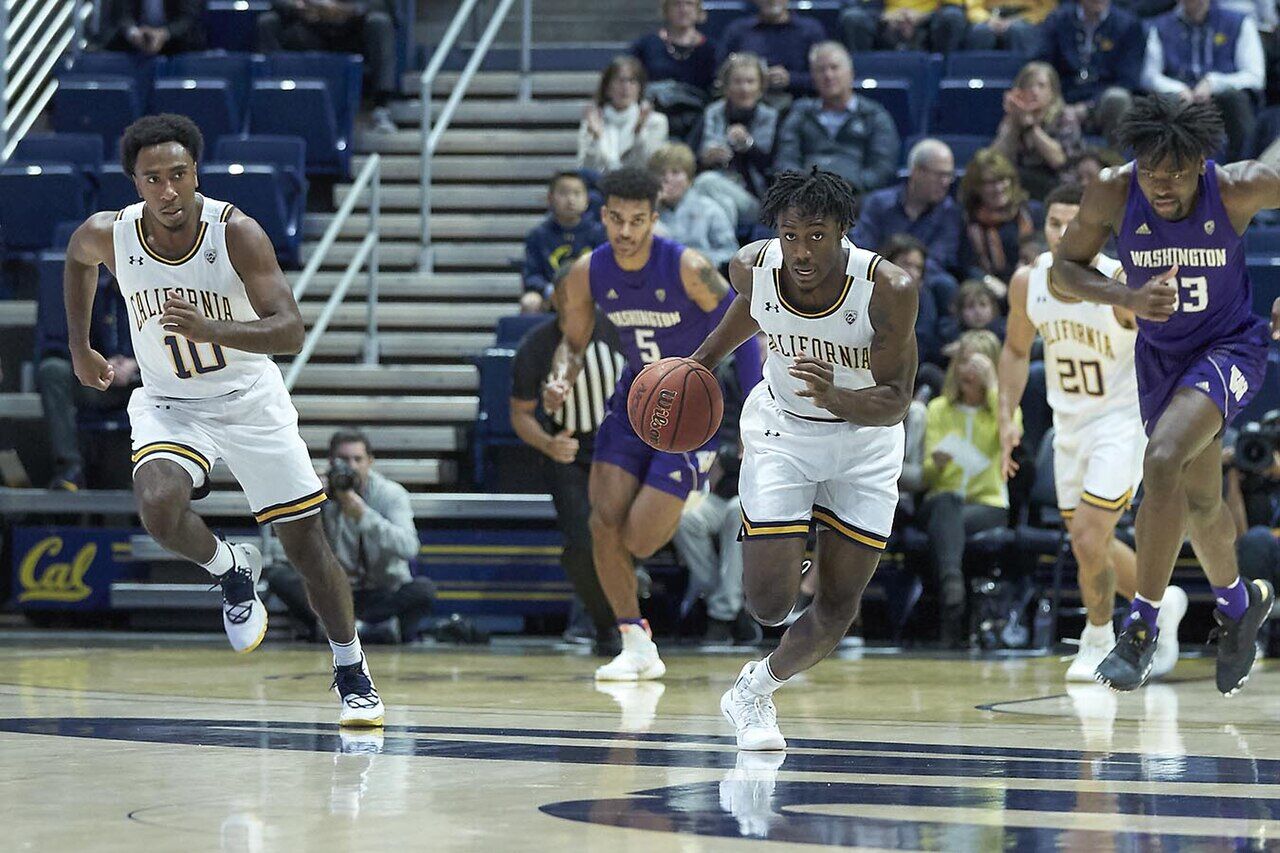 Cal basketball game at Haas Pavilion